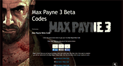 Desktop Screenshot of maxpayne3beta.blogspot.com