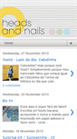 Mobile Screenshot of headsandnails.blogspot.com