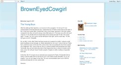 Desktop Screenshot of browneyedcowgirls.blogspot.com