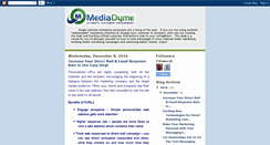 Desktop Screenshot of mediadyme.blogspot.com