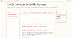 Desktop Screenshot of credit-investors.blogspot.com