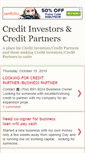 Mobile Screenshot of credit-investors.blogspot.com