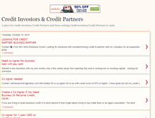 Tablet Screenshot of credit-investors.blogspot.com