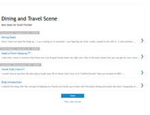 Tablet Screenshot of diningandtravelscene.blogspot.com