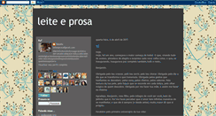 Desktop Screenshot of leiteeprosa.blogspot.com