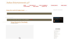 Desktop Screenshot of indiansongs4u.blogspot.com