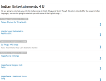 Tablet Screenshot of indiansongs4u.blogspot.com