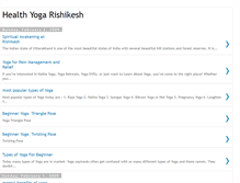 Tablet Screenshot of healthyogarishikesh.blogspot.com