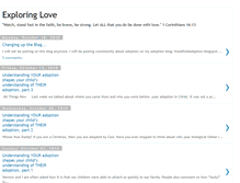 Tablet Screenshot of exploringlove.blogspot.com