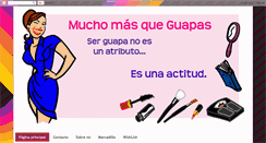 Desktop Screenshot of muchomasqueguapas.blogspot.com