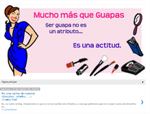 Tablet Screenshot of muchomasqueguapas.blogspot.com