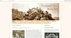 Desktop Screenshot of geraniumcatsbookshelf.blogspot.com