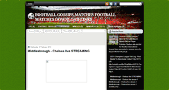 Desktop Screenshot of footymatches.blogspot.com