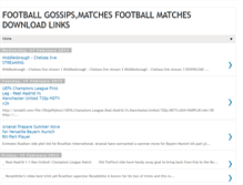 Tablet Screenshot of footymatches.blogspot.com