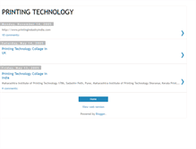 Tablet Screenshot of printingtechnologyindia.blogspot.com