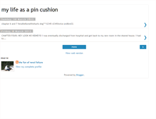 Tablet Screenshot of mylifeasapincushion.blogspot.com