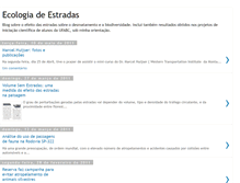 Tablet Screenshot of ecologiadeestradas.blogspot.com