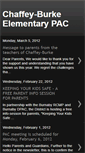 Mobile Screenshot of chaffeyburkepac.blogspot.com