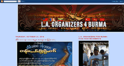 Desktop Screenshot of laorganizers4burma.blogspot.com