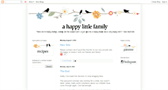 Desktop Screenshot of ahappylittlefamily.blogspot.com