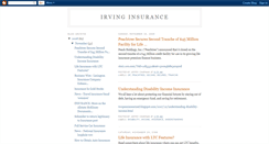 Desktop Screenshot of irvinginsurance.blogspot.com