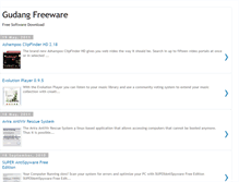 Tablet Screenshot of gudangfreeware.blogspot.com