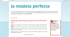 Desktop Screenshot of lamodeloperfecta.blogspot.com