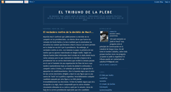 Desktop Screenshot of eltribunodelaplebe.blogspot.com