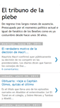 Mobile Screenshot of eltribunodelaplebe.blogspot.com