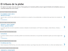 Tablet Screenshot of eltribunodelaplebe.blogspot.com