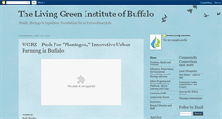 Desktop Screenshot of livinggreeninstitute.blogspot.com