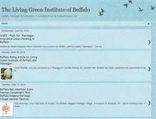 Tablet Screenshot of livinggreeninstitute.blogspot.com