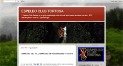 Desktop Screenshot of espeleoclubtortosa.blogspot.com