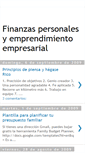 Mobile Screenshot of finanzaspersonalesyemprendimiento.blogspot.com