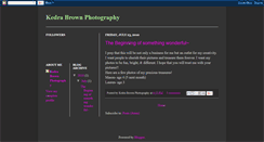 Desktop Screenshot of kedrabrownphotography.blogspot.com