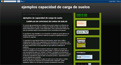 Desktop Screenshot of ejemploscapacidaddecargadesuelos.blogspot.com