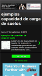 Mobile Screenshot of ejemploscapacidaddecargadesuelos.blogspot.com