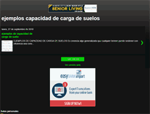 Tablet Screenshot of ejemploscapacidaddecargadesuelos.blogspot.com