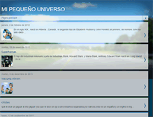 Tablet Screenshot of mipequeuniverso-eduardo.blogspot.com