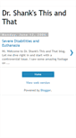 Mobile Screenshot of drshanksthisandthat.blogspot.com