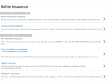 Tablet Screenshot of kellieinsurance.blogspot.com