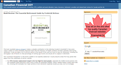Desktop Screenshot of canadianfinancialdiy.blogspot.com