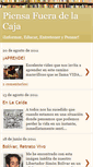 Mobile Screenshot of piensafueradelacaja.blogspot.com