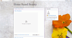 Desktop Screenshot of homebasedbeauty.blogspot.com