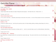 Tablet Screenshot of gemlikeflame.blogspot.com