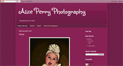 Desktop Screenshot of aliceperryphotography.blogspot.com