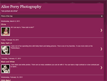 Tablet Screenshot of aliceperryphotography.blogspot.com