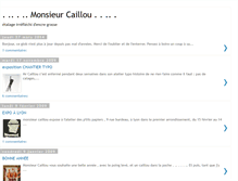 Tablet Screenshot of monsieur-caillou.blogspot.com