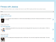 Tablet Screenshot of fitnesswithjessica.blogspot.com