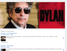 Tablet Screenshot of bobdylantalks.blogspot.com